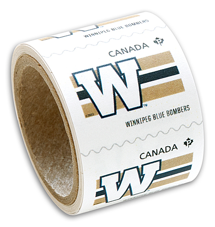 Blue Bombers de Winnipeg - rouleau de 50 timbres