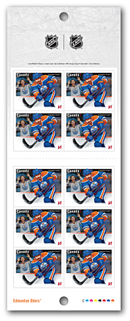 Edmonton Oilers | Booklet of 10 stamps