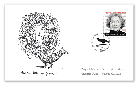 Official First Day Cover - Margaret Atwood